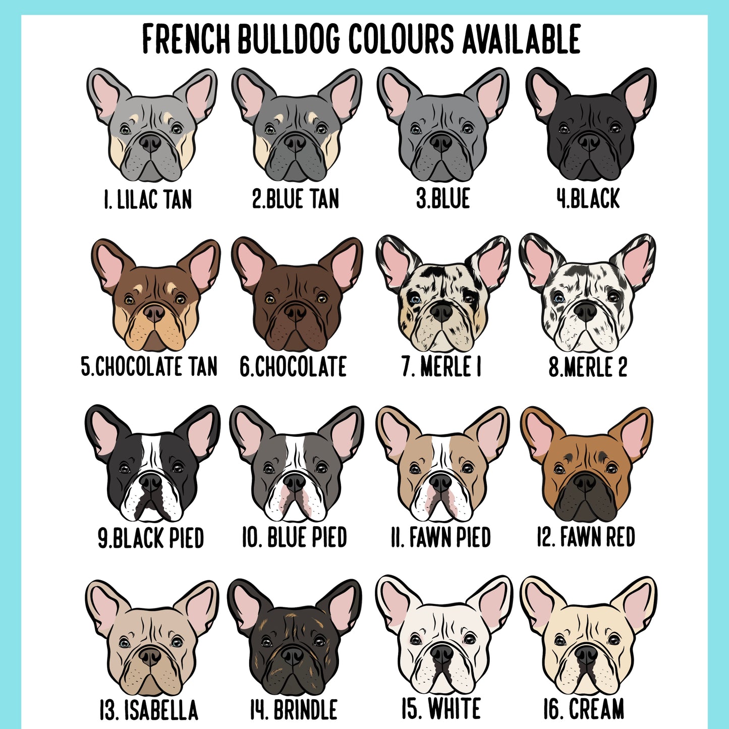 French Bulldog Keyring