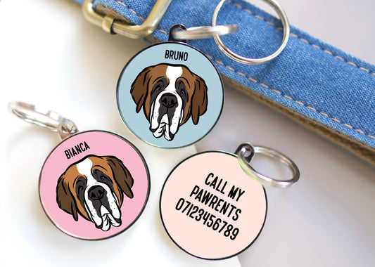 Saint Bernard ID Tag