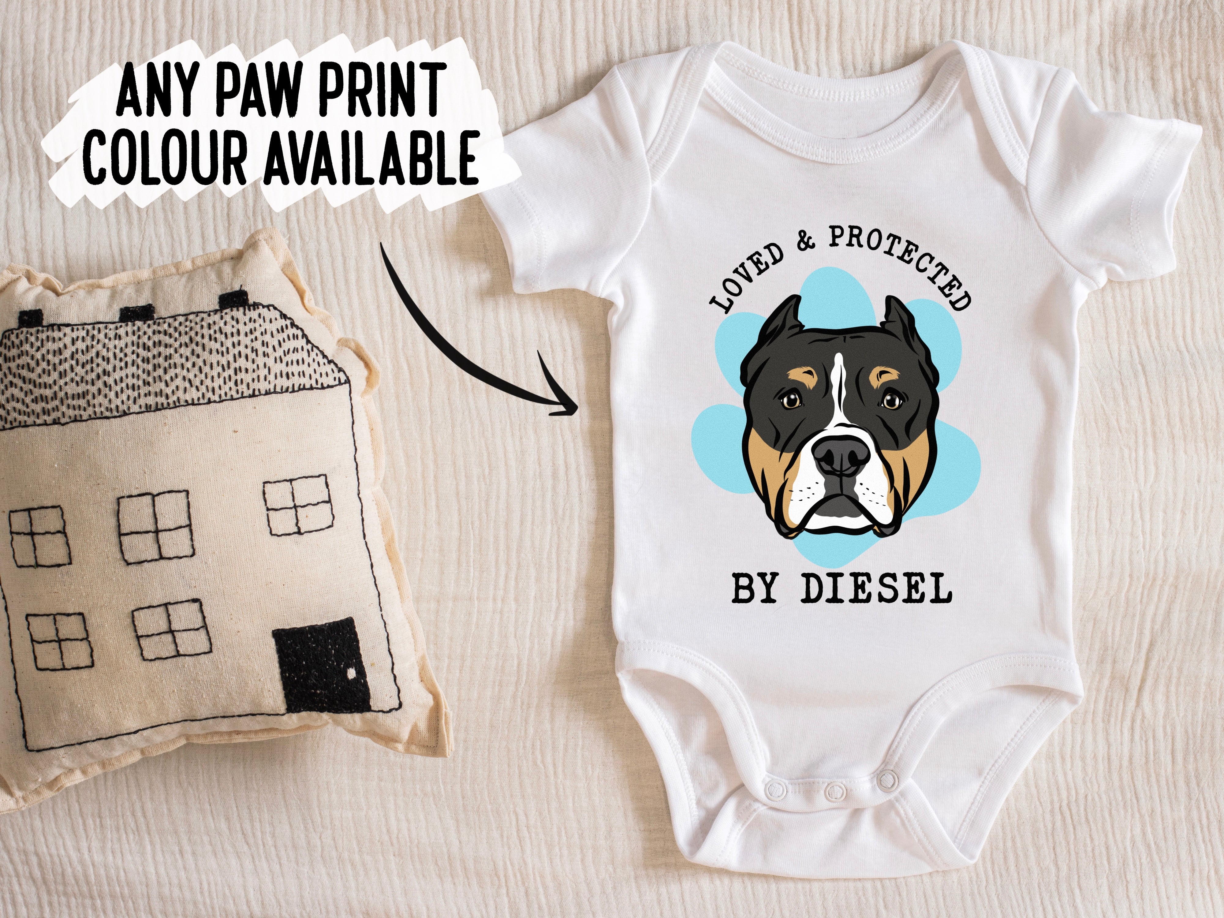 Pitbull onesie for store baby