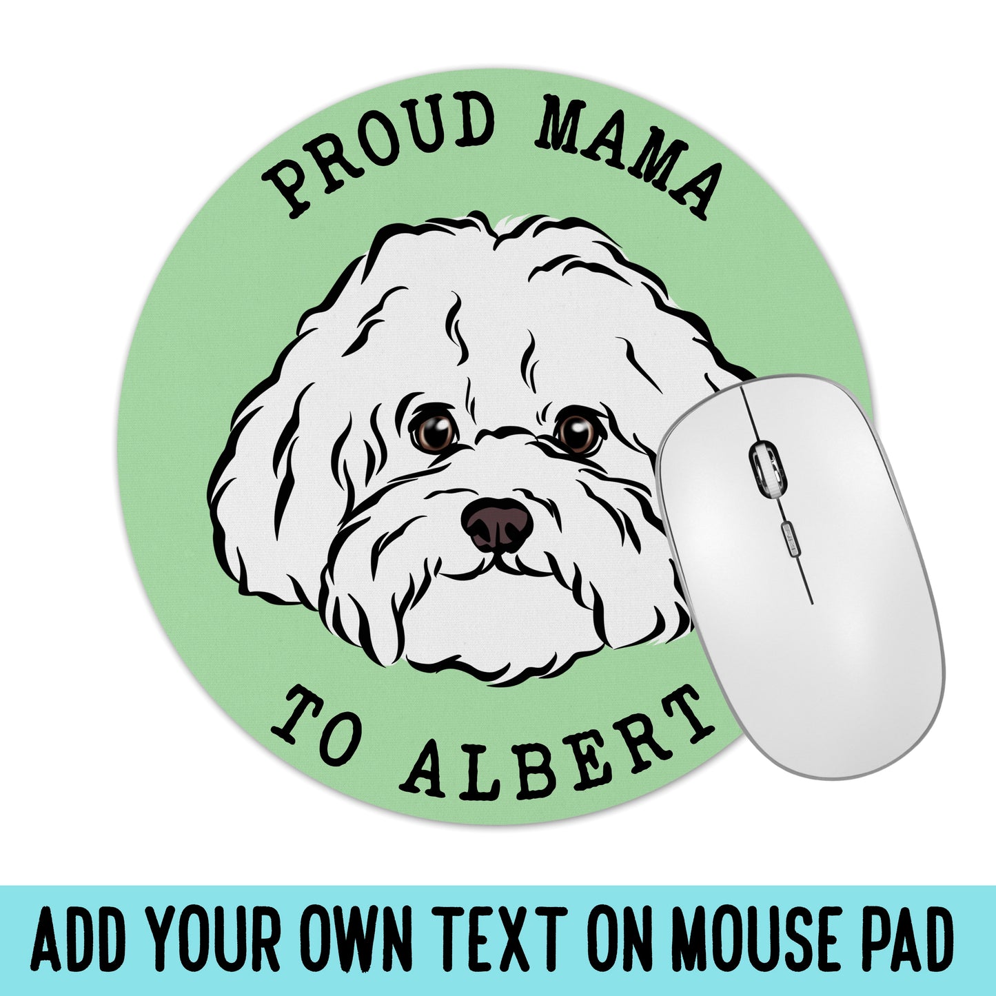 Bichon Frise Mouse Mat