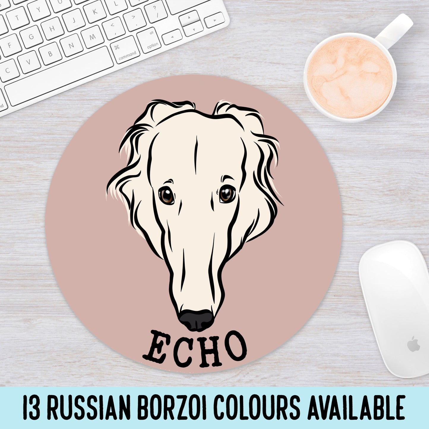 Russian Borzoi Mouse Mat