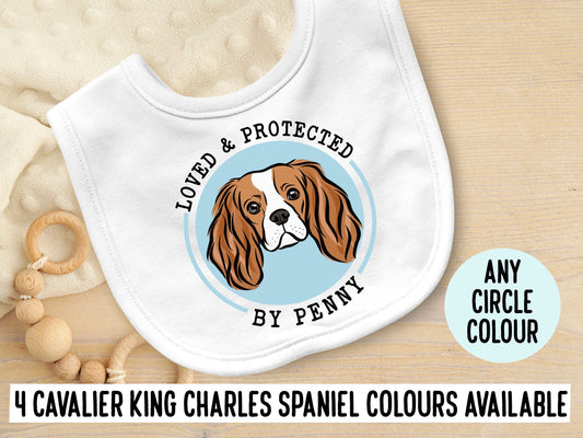 Cavalier King Charles Spaniel Baby Bib
