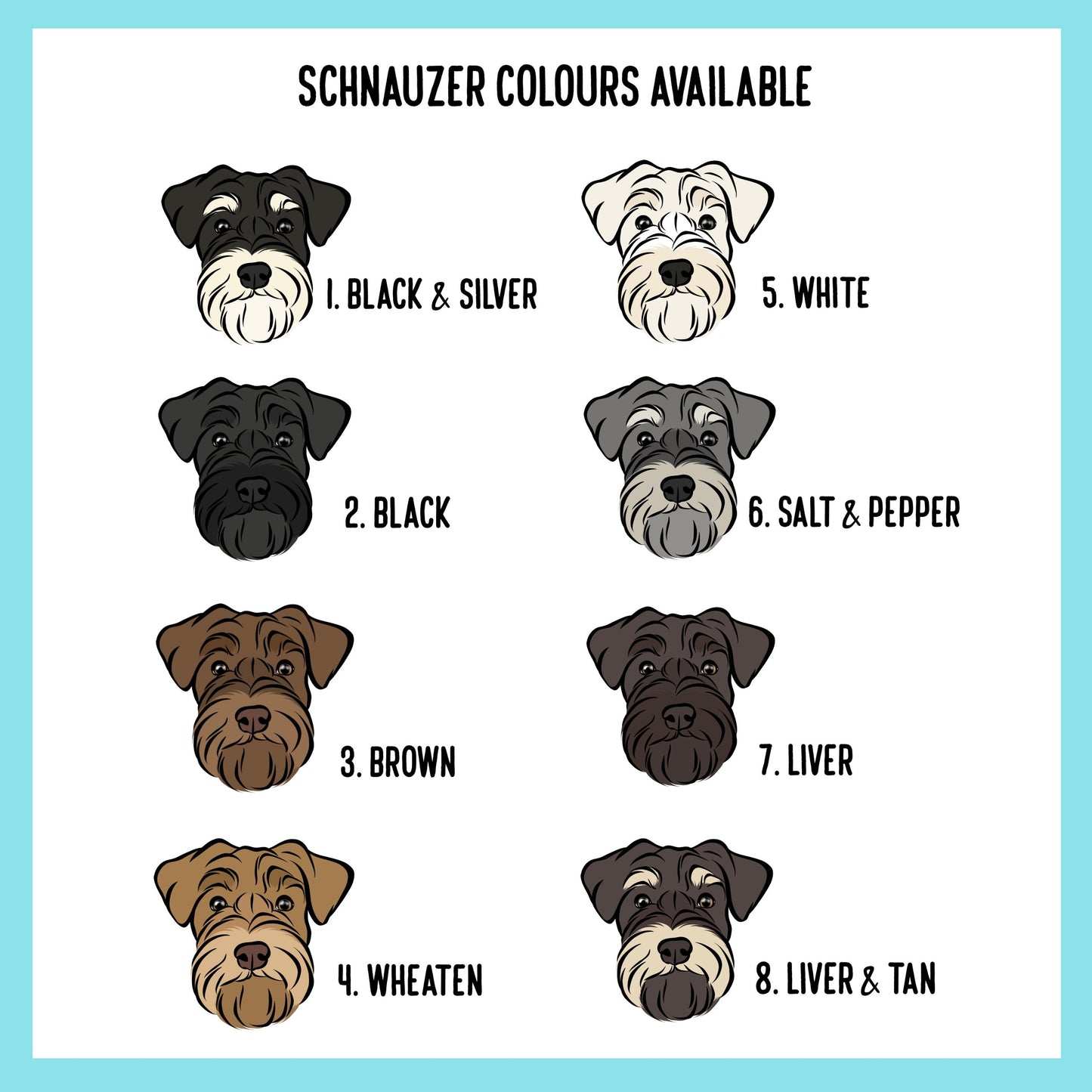 Miniature Schnauzer Harness Personalised Schnauzer Face Pattern Harness Custom Dog Name Harness Schnauzer Dog Owner Accessory Gift Idea