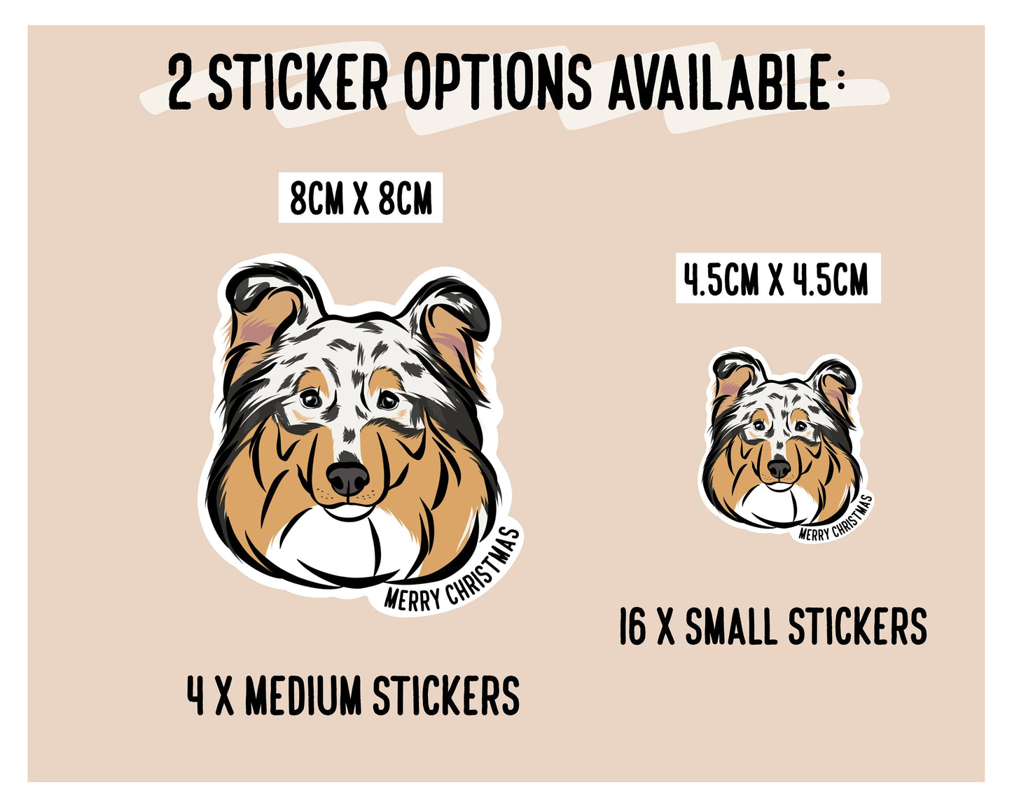 Sheltie Dog Stickers
