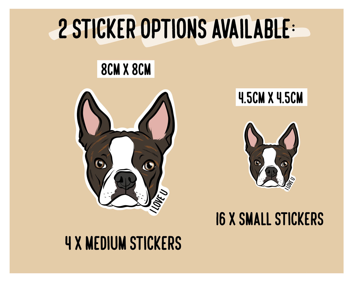 Boston Terrier Stickers