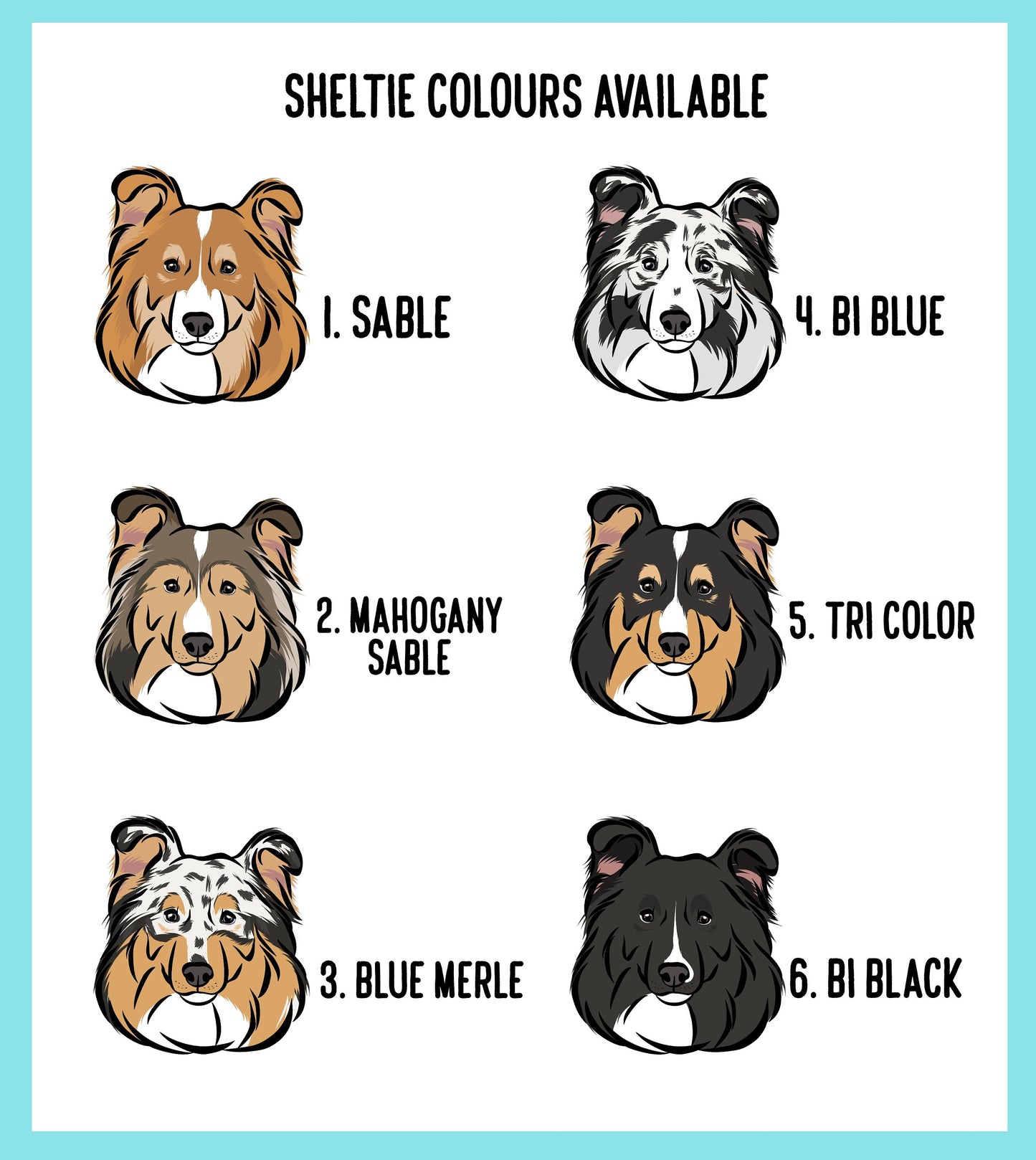 Sheltie Dog Stickers