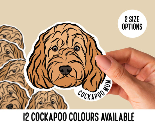 Personalised Cockapoo Stickers