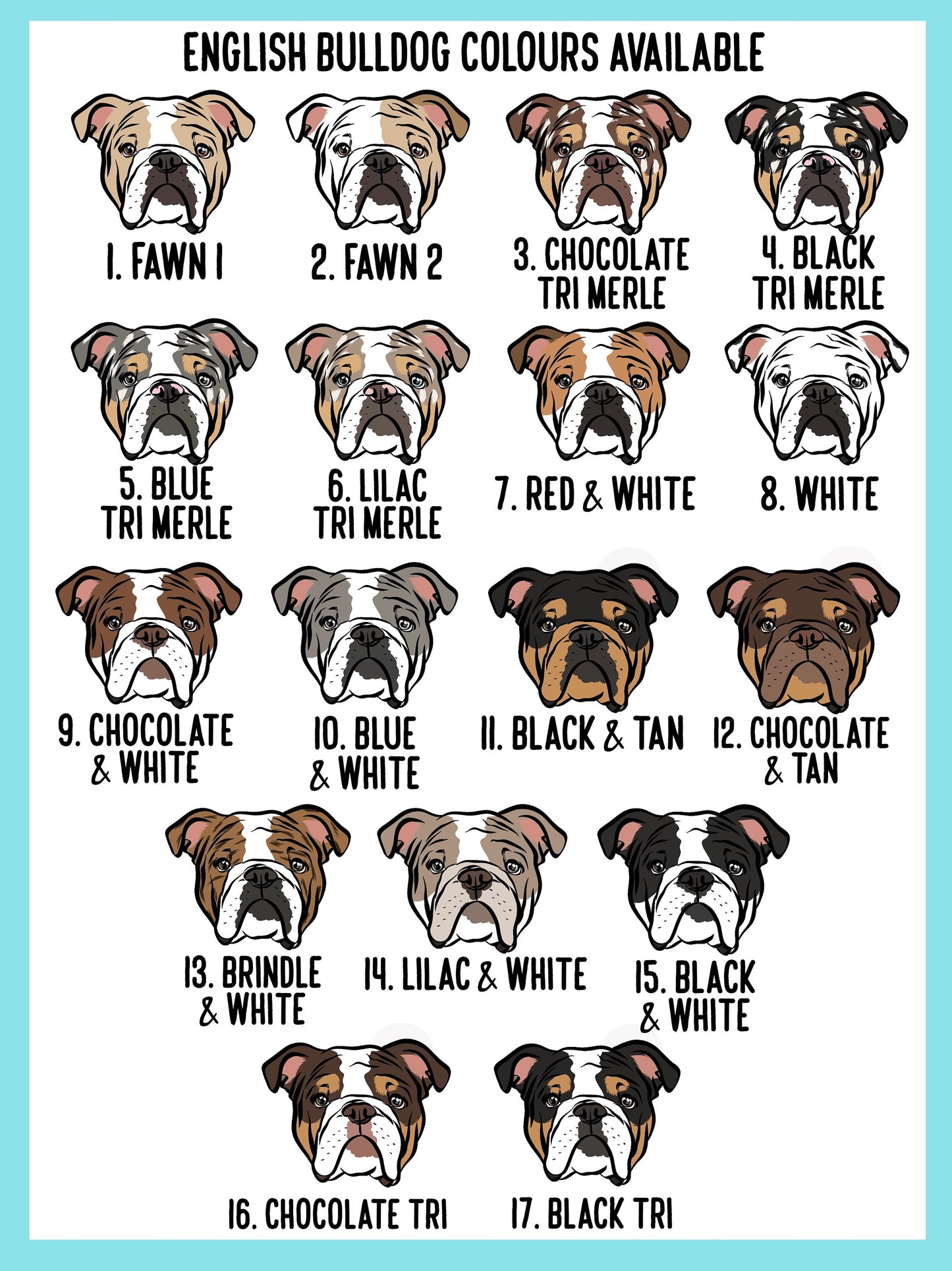 English Bulldog Stickers