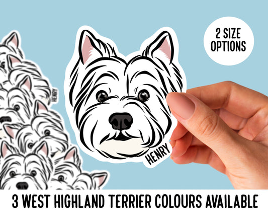 West Highland Terrier Stickers