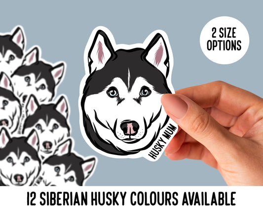 Siberian Husky Stickers
