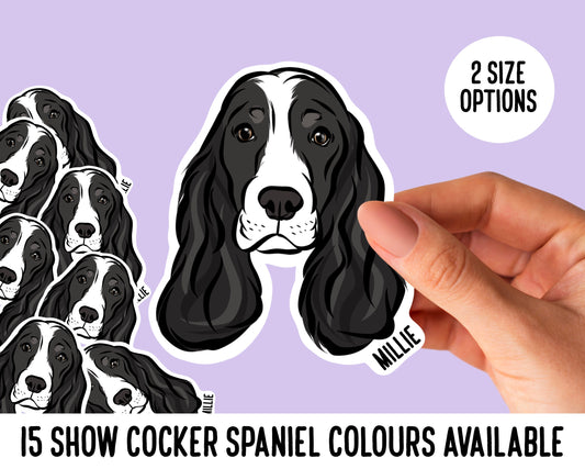 Show Cocker Spaniel Stickers