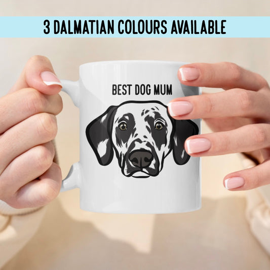 Dalmatian Face Mug/ Custom Dog Breed Drawing Mug/ Ceramic Pet Portrait Coffee Mug/ Dalmatian Quote Mug/ Dalmatian Owner Lover Birthday Mug