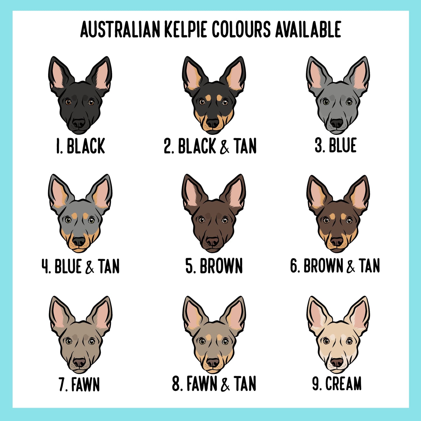 Australian Kelpie Mouse Mat