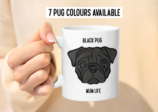 Personalised Pug Mug