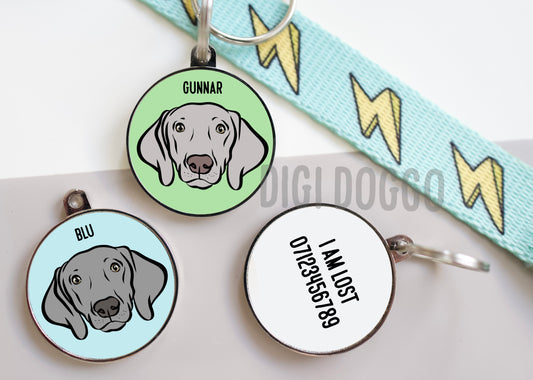Weimaraner ID Tag