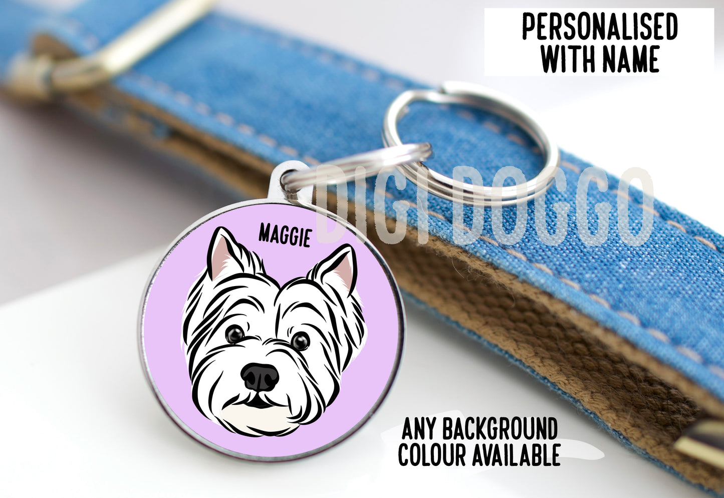 West Highland Terrier ID Tag