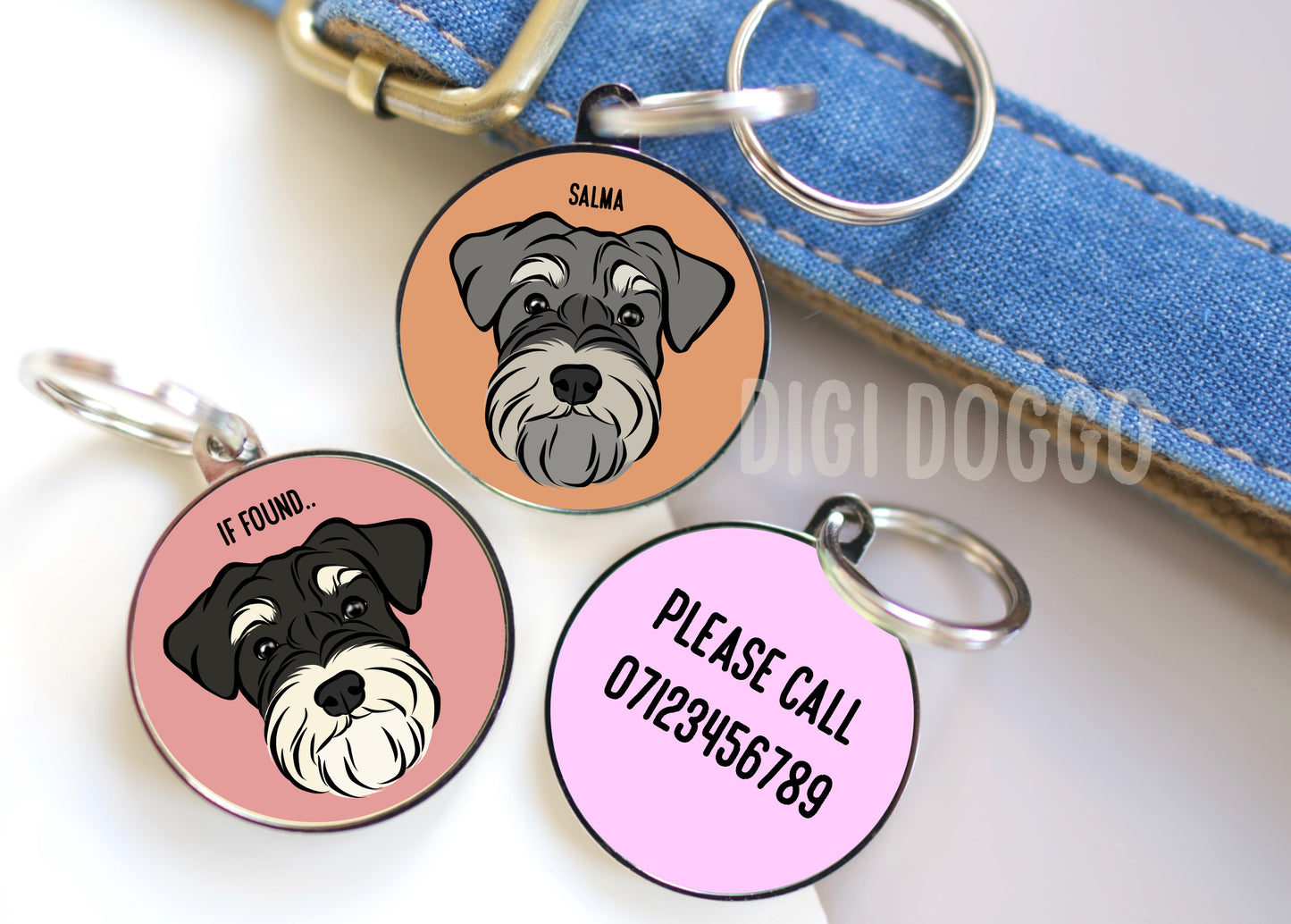 Miniature Schnauzer ID Tag