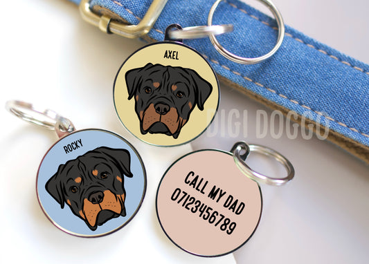 Rottweiler ID Tag