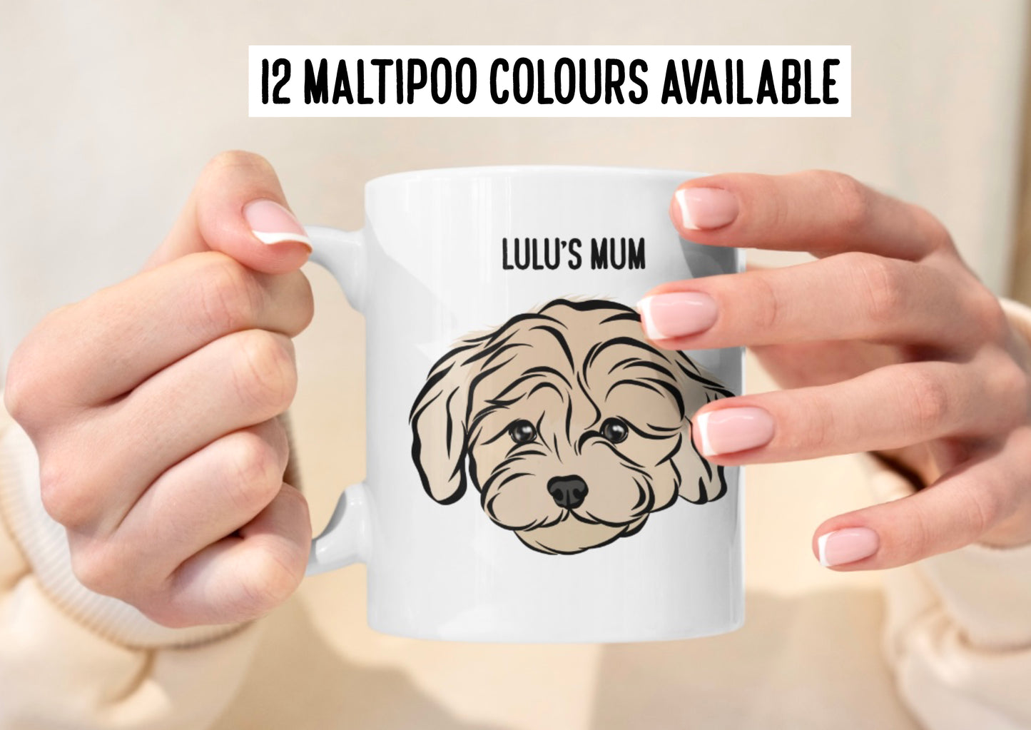 Personalised Maltipoo Mug