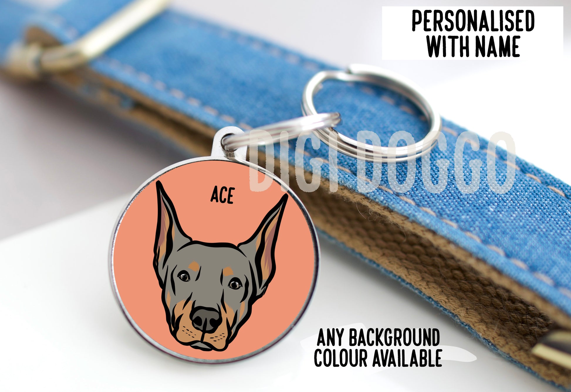 Personalized Dog Name Plates Personalized Dog Collar With Gold