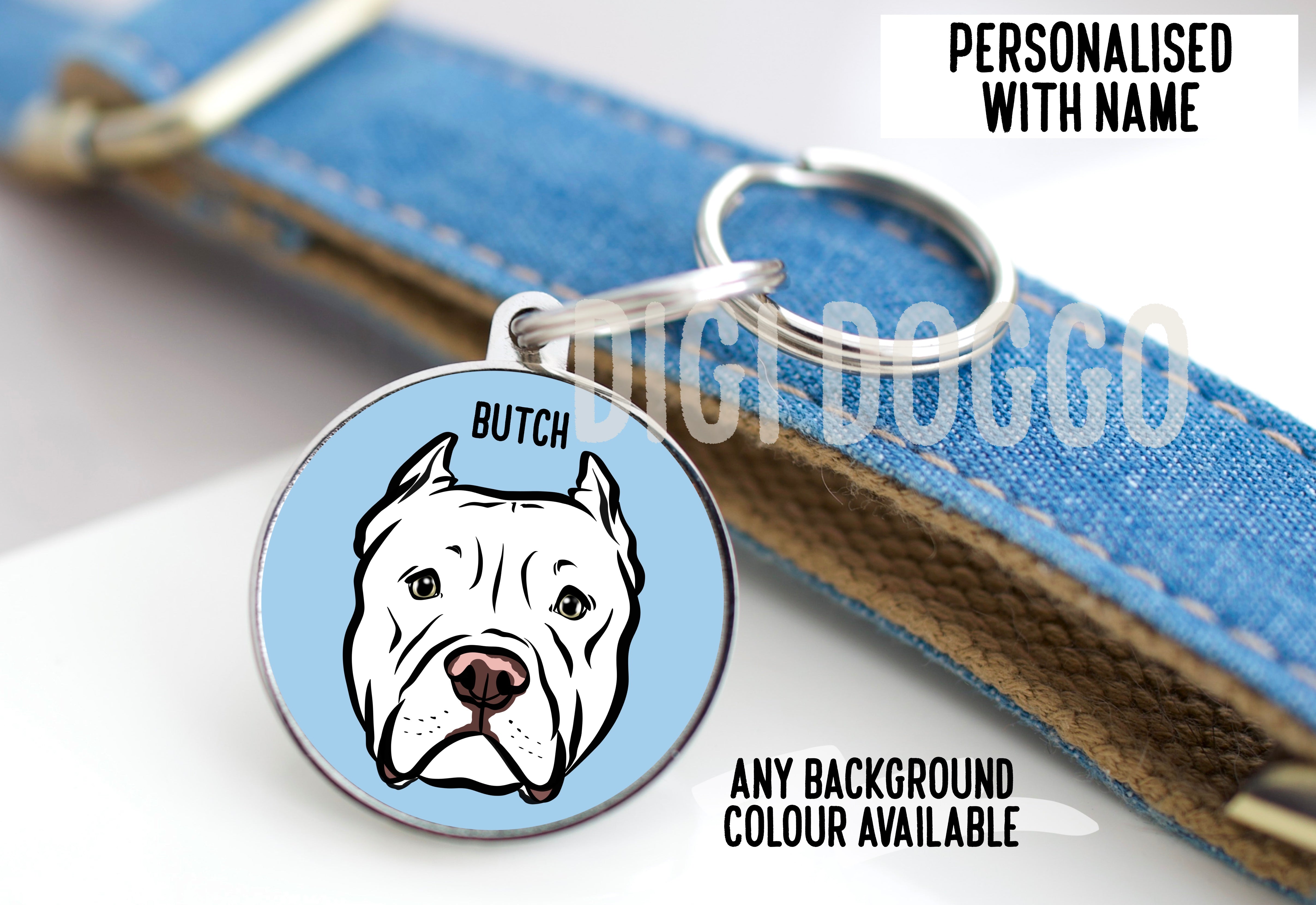 Pitbull dog hot sale tags