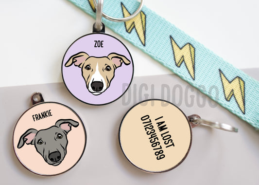 Whippet/Greyhound ID Tag