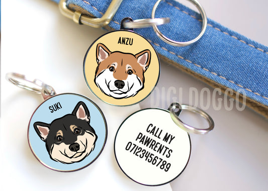 Shiba Inu ID Tag