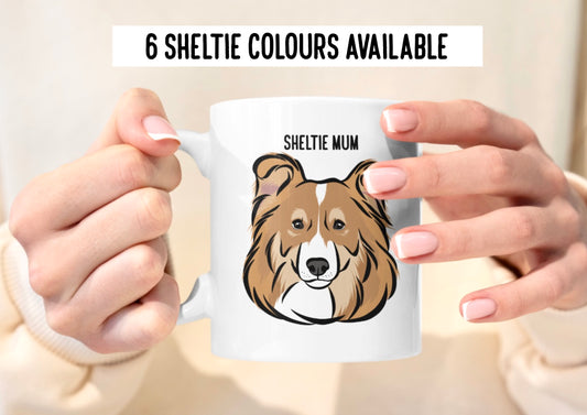 Personalised Sheltie Mug